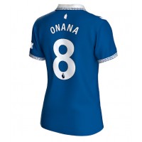 Everton Amadou Onana #8 Hjemmedrakt Dame 2023-24 Kortermet